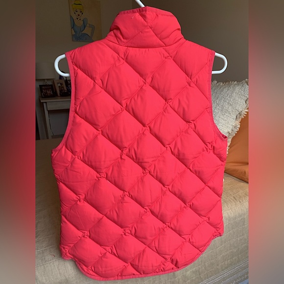 J Crew Hot Pink Quilted Vest - Picture 3 of 5